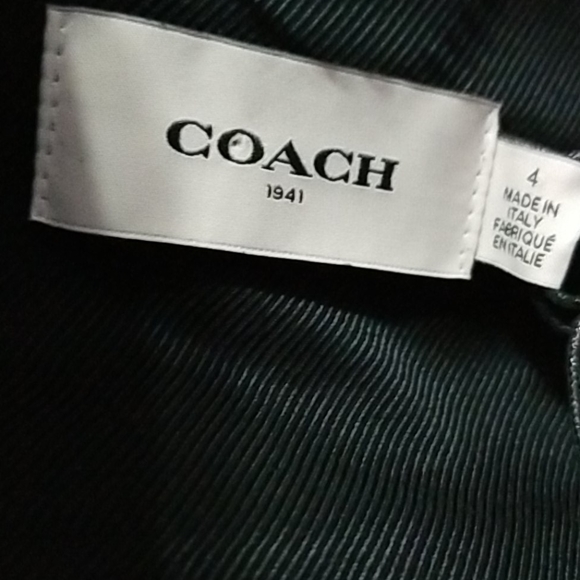 Coach leather vest SLV custom 215523JAX size 4 - Picture 3 of 16